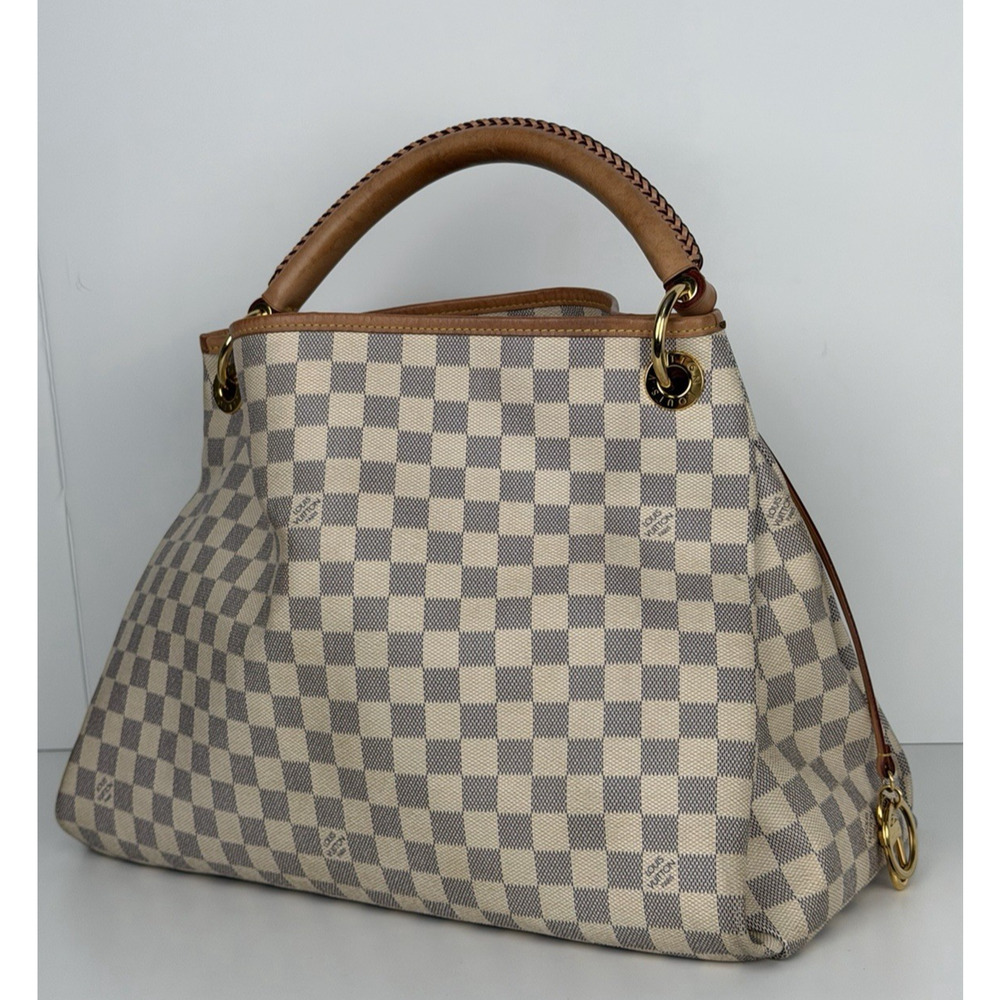Louis Vuitton Artsy MM Hobo Bag in Damier Azur Canvas 2020 D2